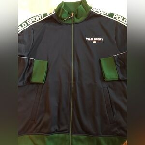 Polo Sport Ralph Lauren Navy and Green Track Jacket